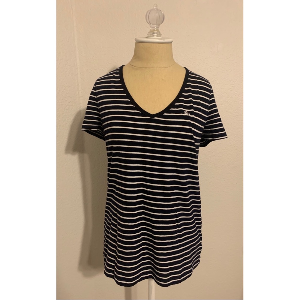 Ralph Lauren Navy & White Striped